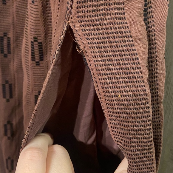 By Anthropologie Brown Balloon-Leg Jumpsuit XS - Picture 9 of 13